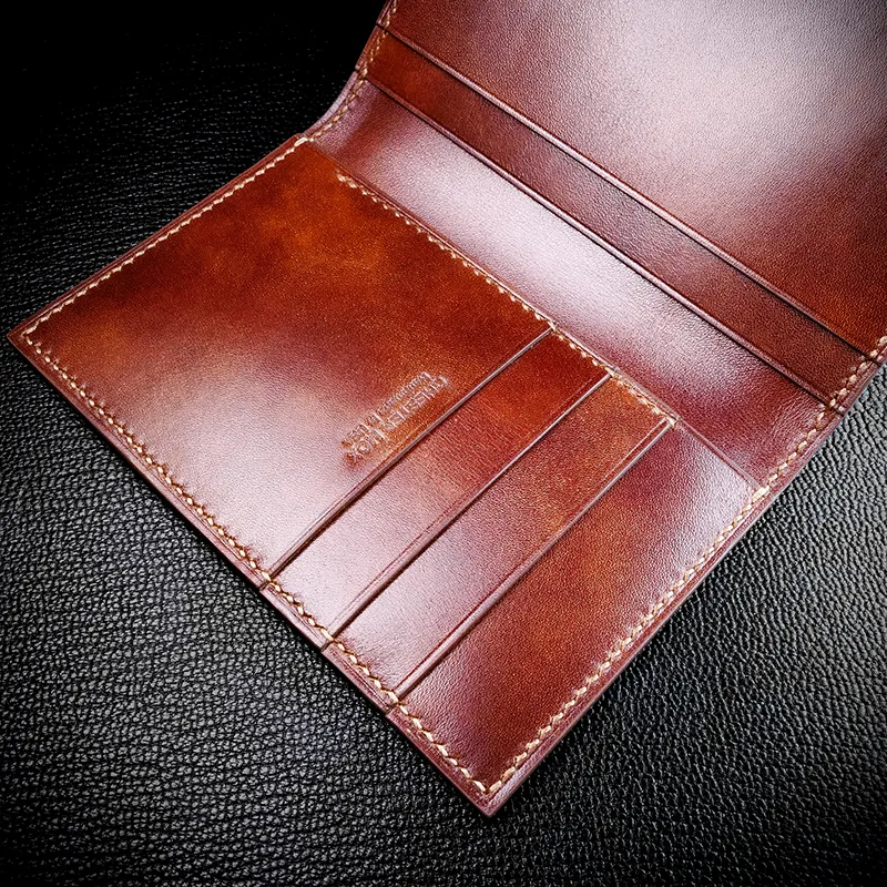 #88 Museum Calf Compact Bifold Leather Wallet