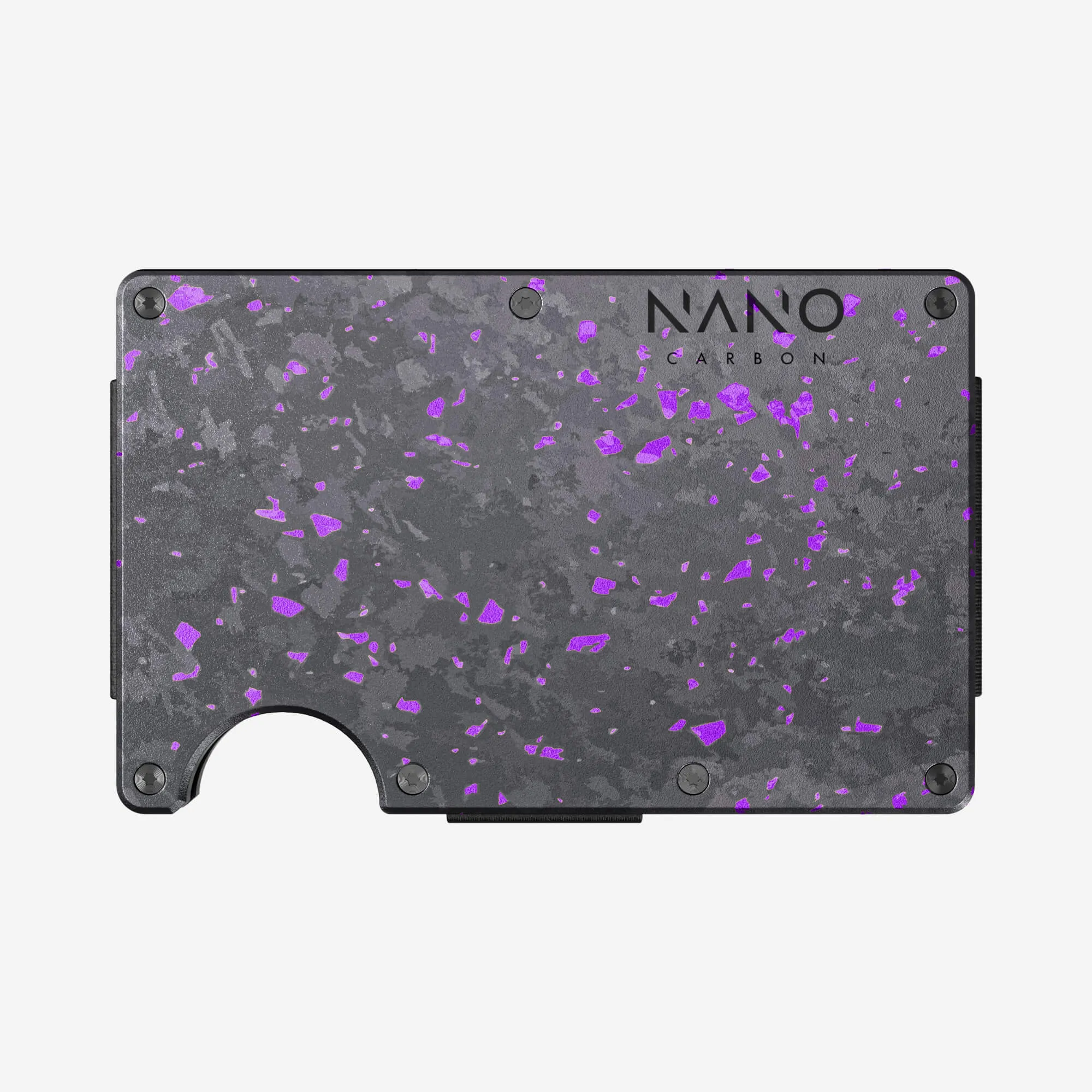 AirTag Money Clip Wallet (Nero/Viola)