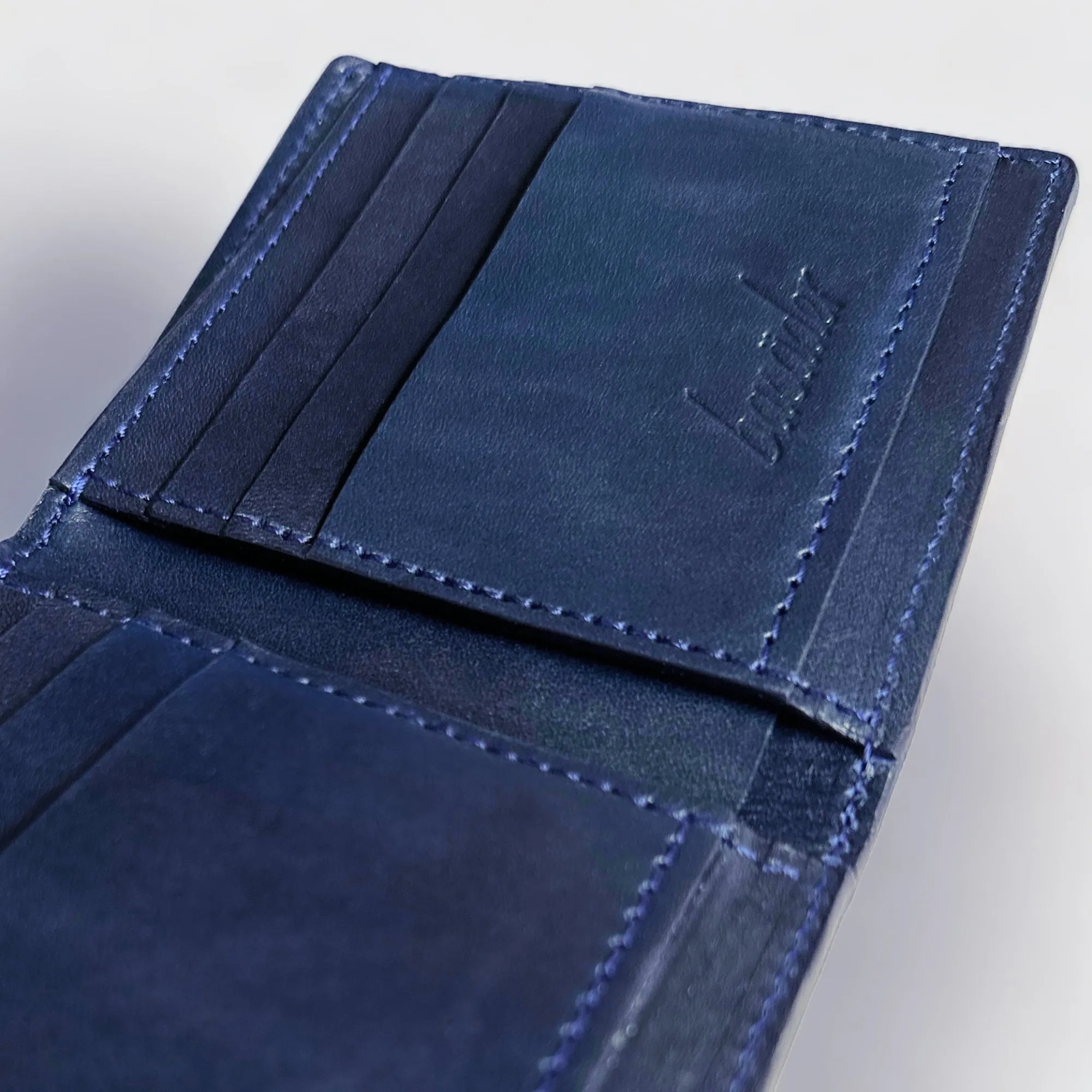 Alligator Bifold Wallet - Cobalt Blue