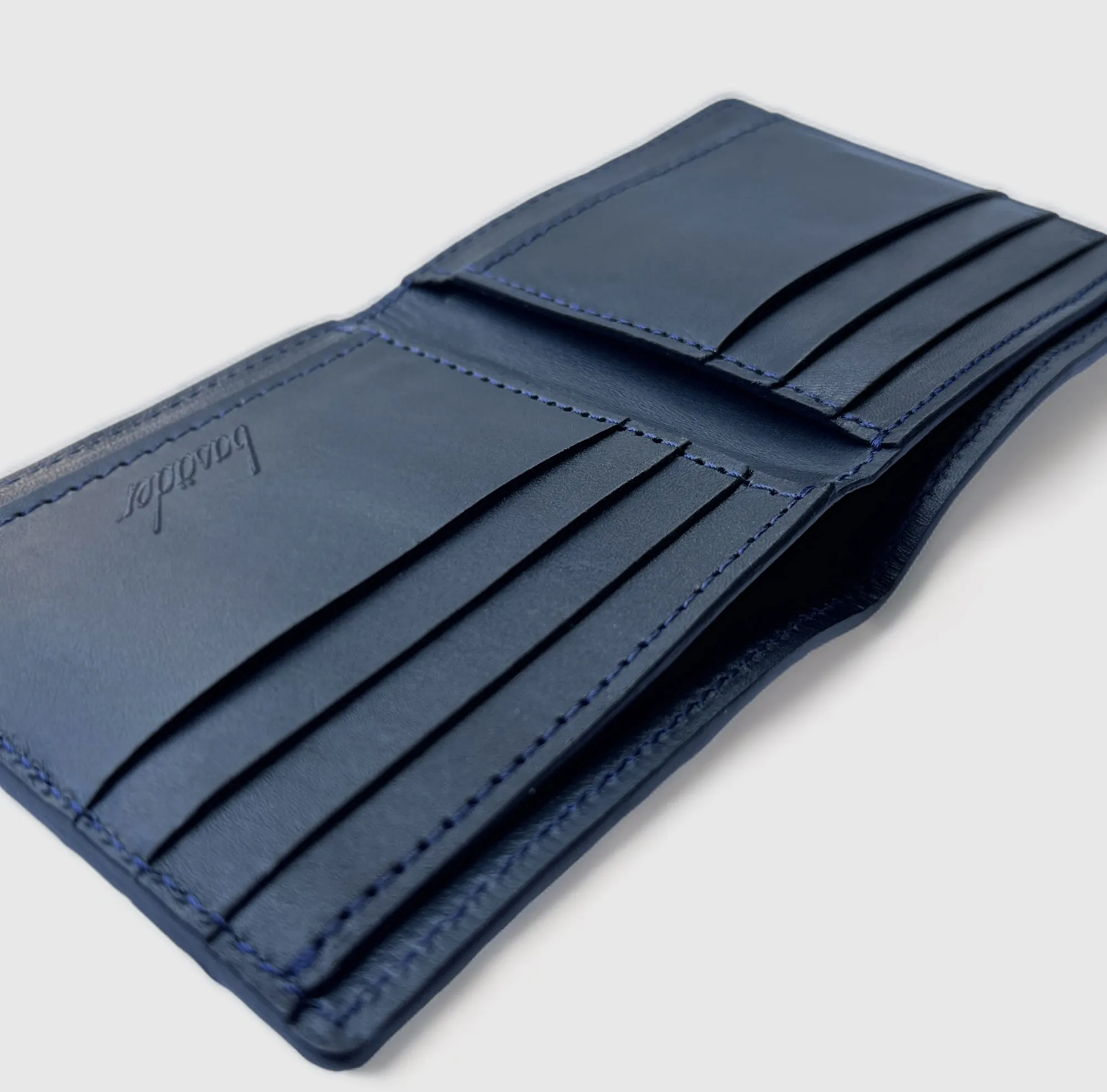 Alligator Bifold Wallet - Cobalt Blue