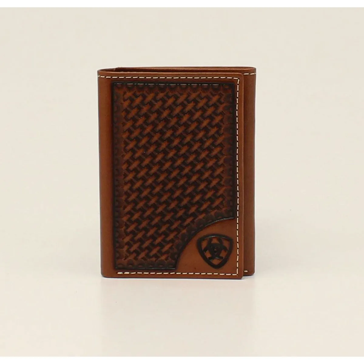 Ariat Basket Weave Trifold Wallet