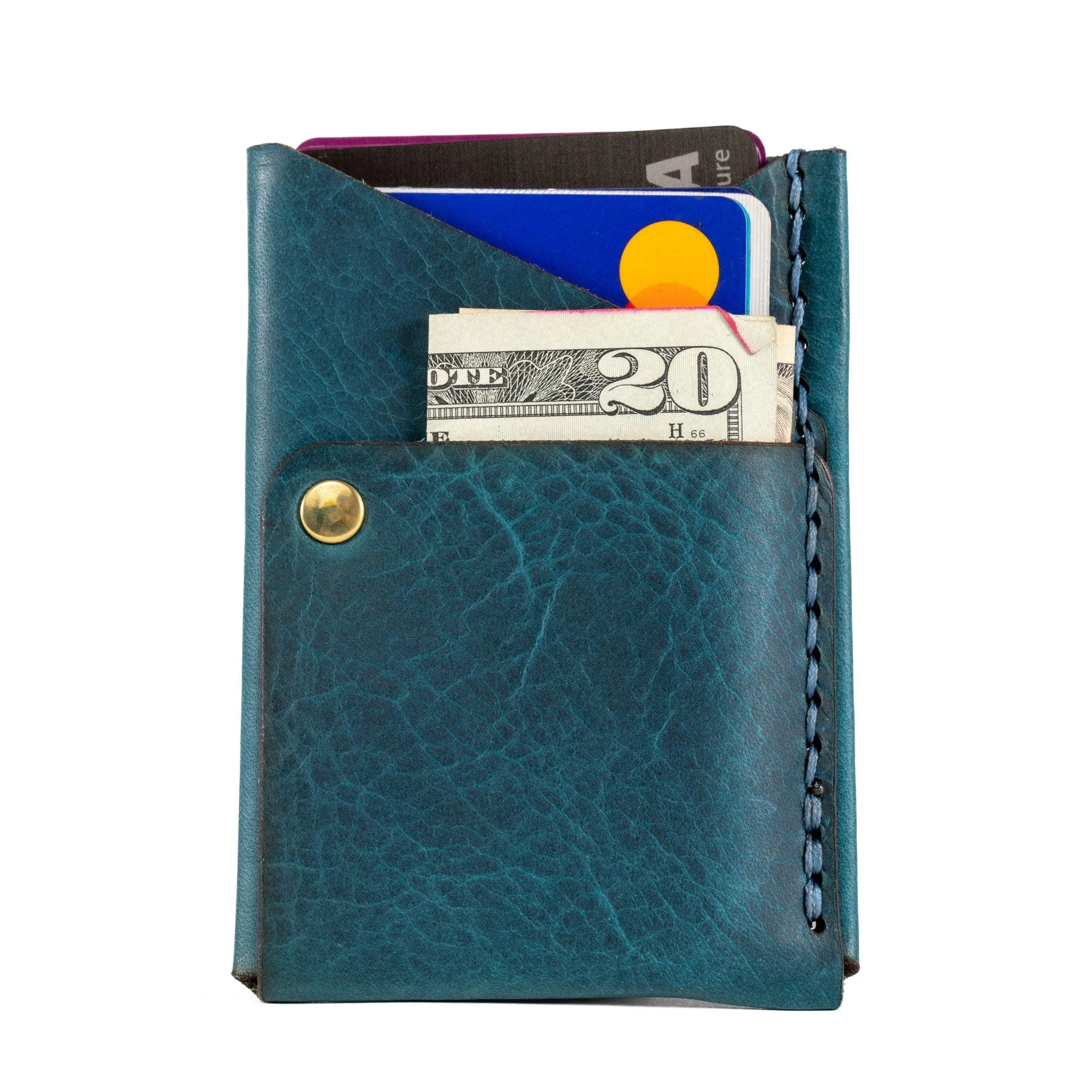 Big Spender Leather Wallet in Caribbean