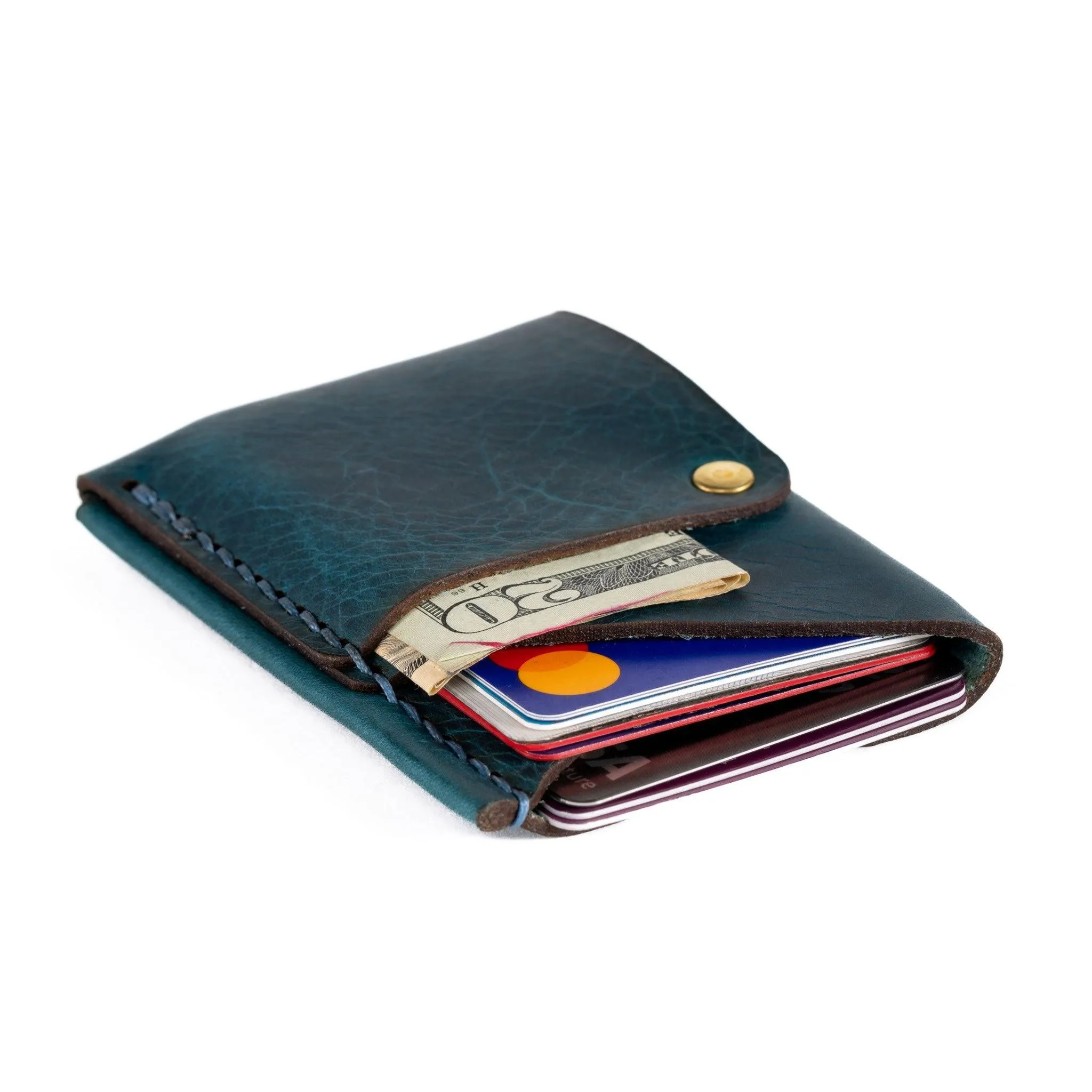 Big Spender Leather Wallet in Caribbean