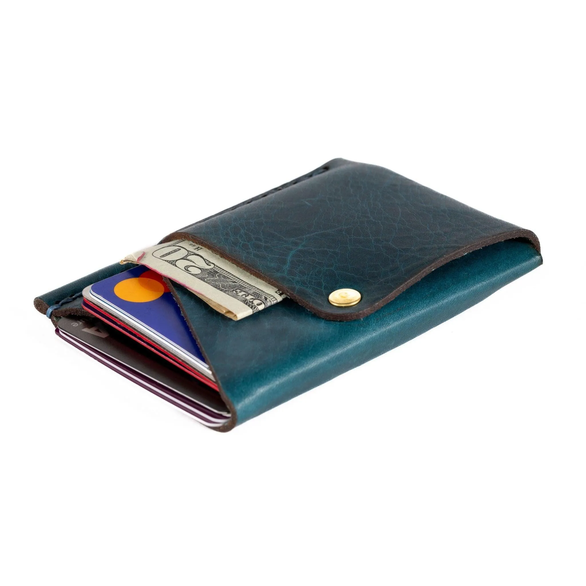 Big Spender Leather Wallet in Caribbean