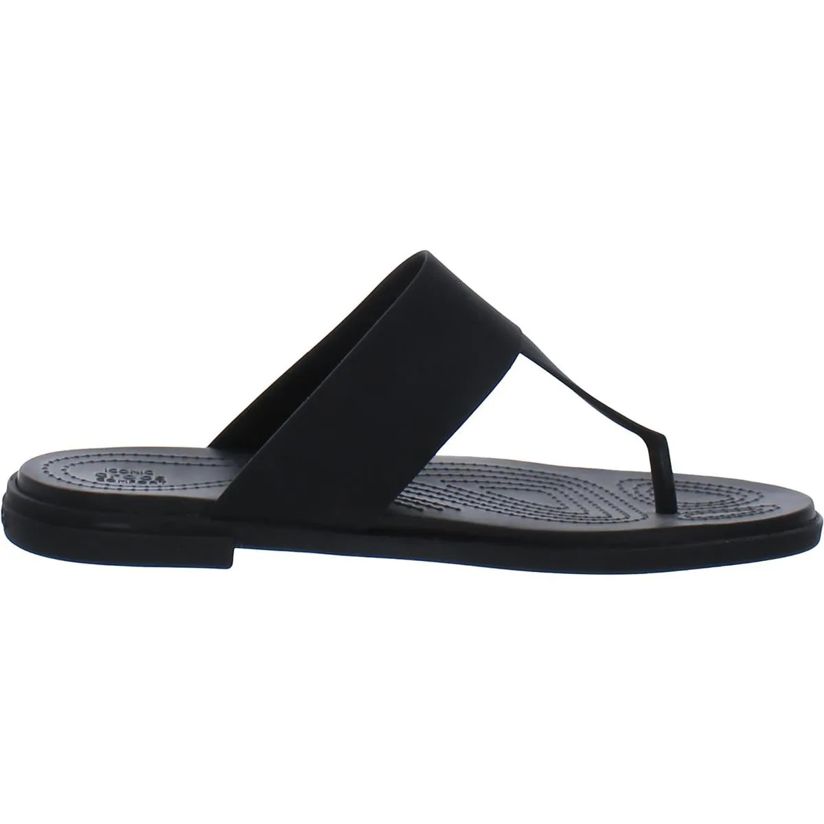 Crocs Womens Cushioned Footbed  Slide Sandals