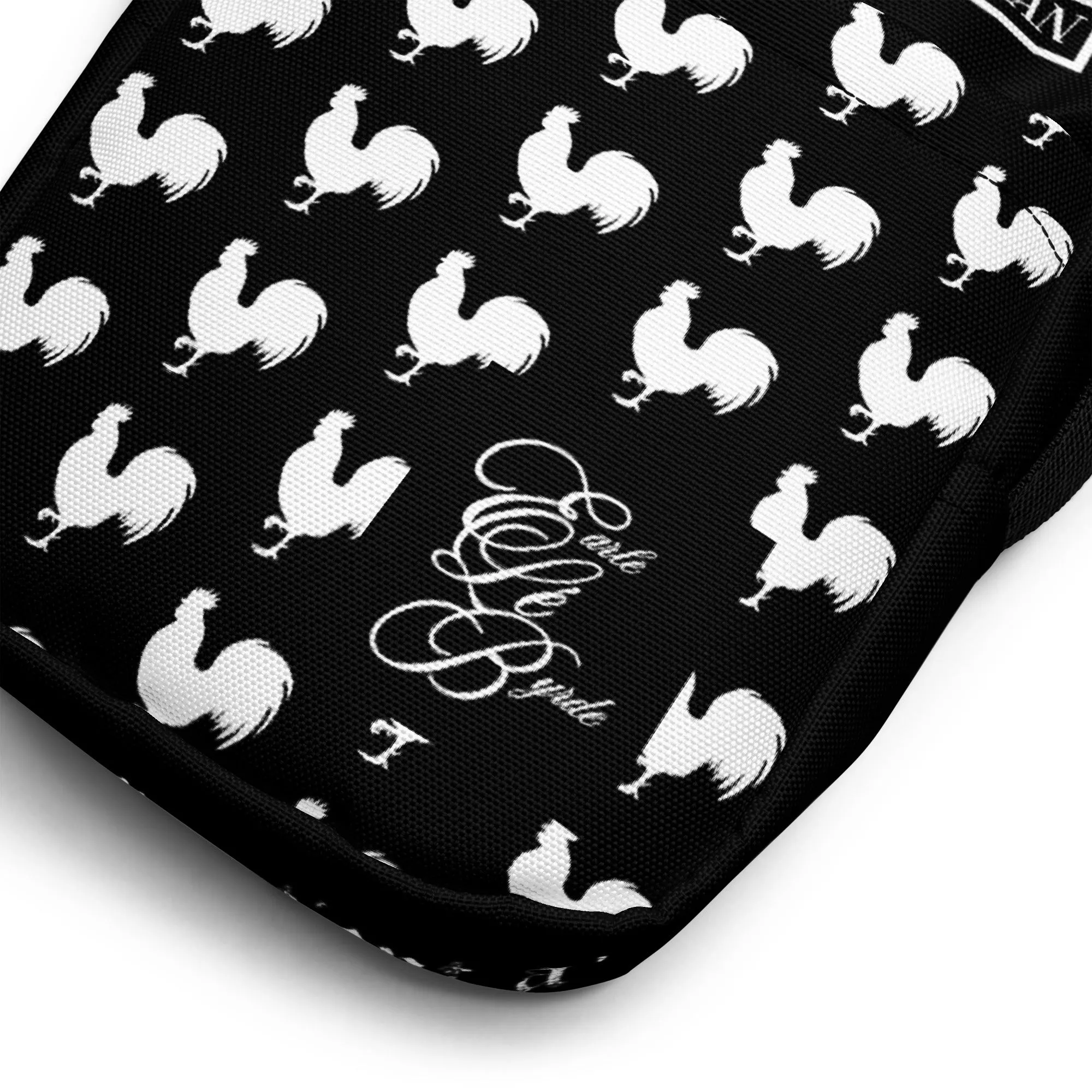 EARLE LE' BYRDE "Signature" Rooster Logo Utility Crossbody Bag