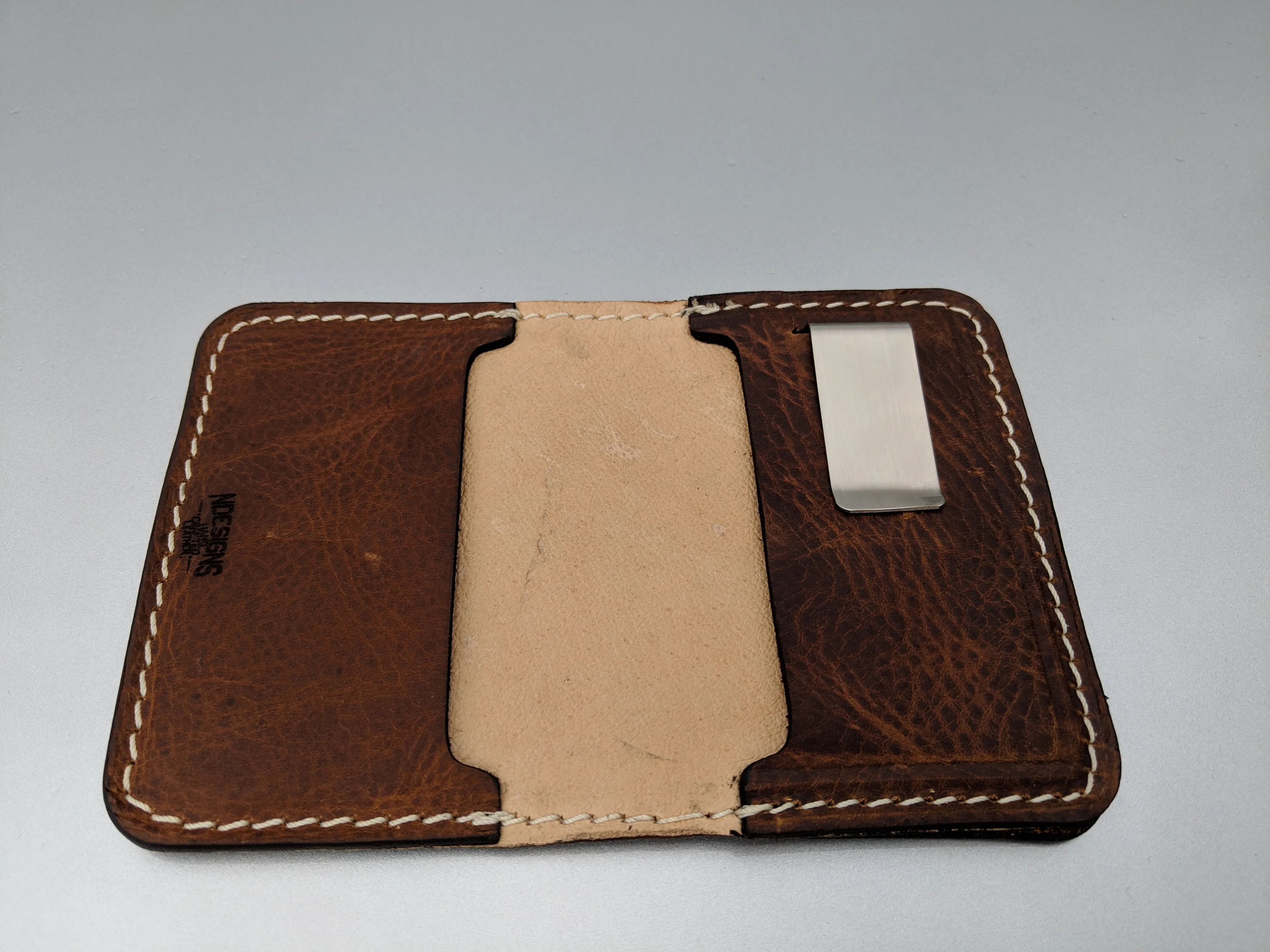 Handcrafted Bowfishing Lever Bow Genuine Leather Wallet