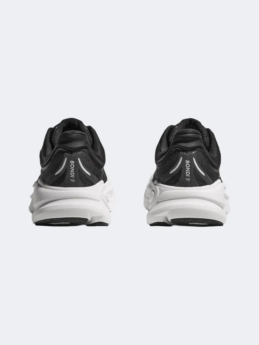 Hoka Bondi 9 Men Running Shoes Black/White