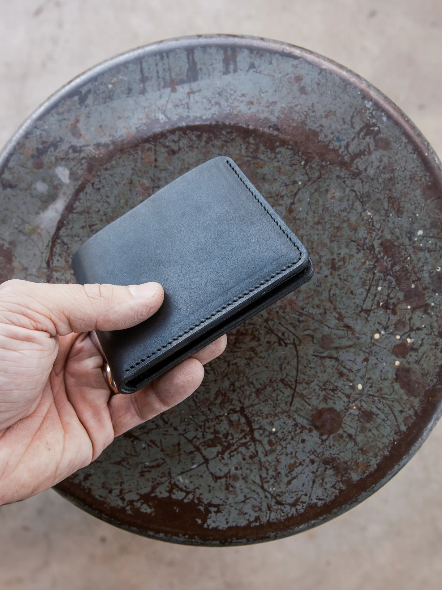 Klein Wallet - Horween Black Essex