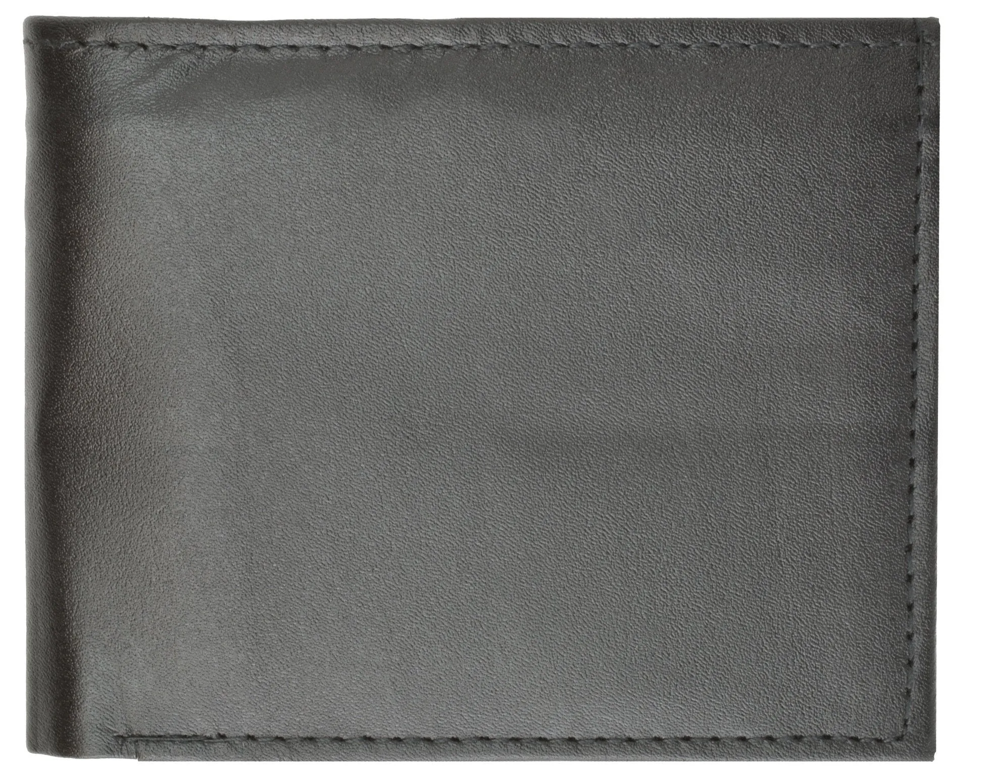 Leather Bi-Fold Wallet -Brown