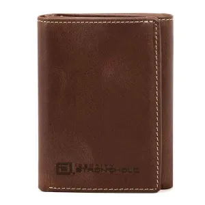 Mens RFID 8 Slot Trifold Wallet - Classic Leather