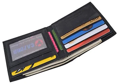 Mens Slim Bifold Wallet RFID Blocking Front Pocket Wallets for Men USA Stars & Stripes Minimalist RFID61T60HU