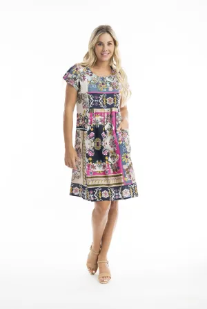 Orientique Dress - Pleated Front - Sotavento