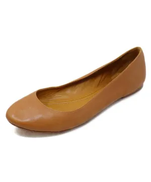 Ralph Lauren Neutral Tan Leather Flats sz 11