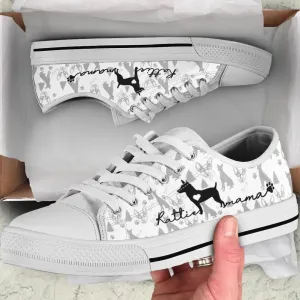 Rat Terrier Low Top - Dog Walking Shoes Men Women, Dog Printed Shoes, Canvas Shoes For Men, Women