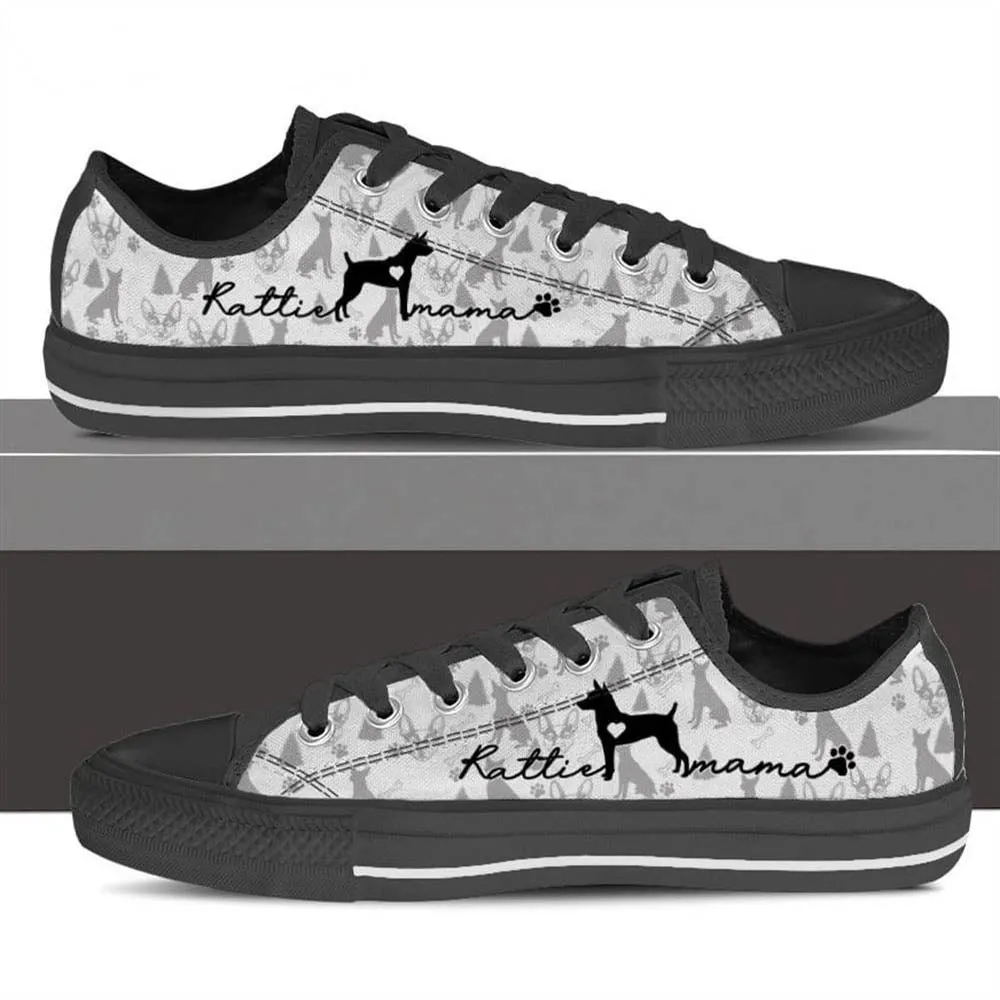 Rat Terrier Low Top - Dog Walking Shoes Men Women, Dog Printed Shoes, Canvas Shoes For Men, Women