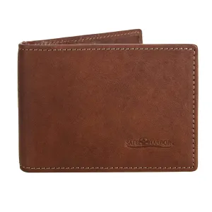 Safe Harbor Mens RFID Wallet - Italian Leather Front Pocket Wallet