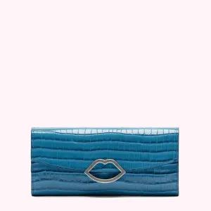 SAILOR CROC LEATHER TRISHA WALLET