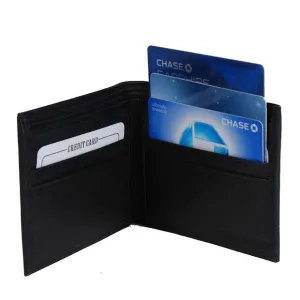 Soft Leather Wallet-Six Credit Card slots three slots for bills