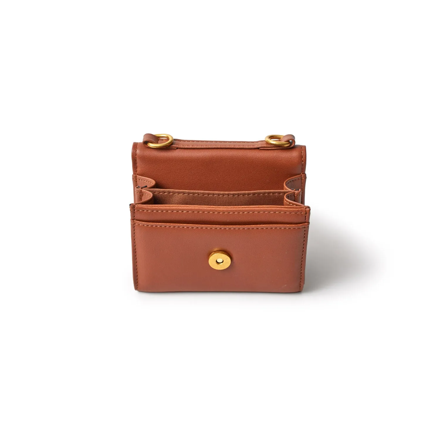 STANDARD BROWN COMPACT WALLET