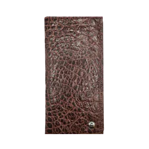 Stetson Cognac Crocodile Rodeo Brown Wallet