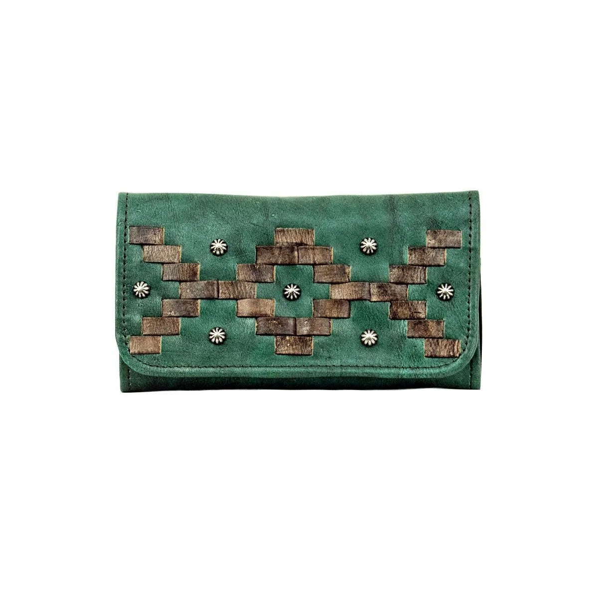 Tribal Weave Ladies Tri-Fold Wallet