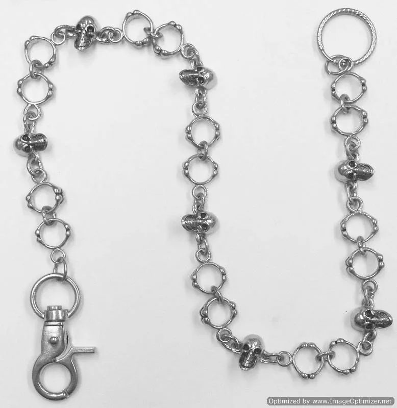 VJ011 Wallet Chain - Skull & Bones